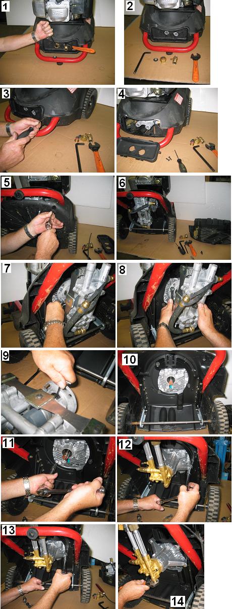 Pump installation step by step